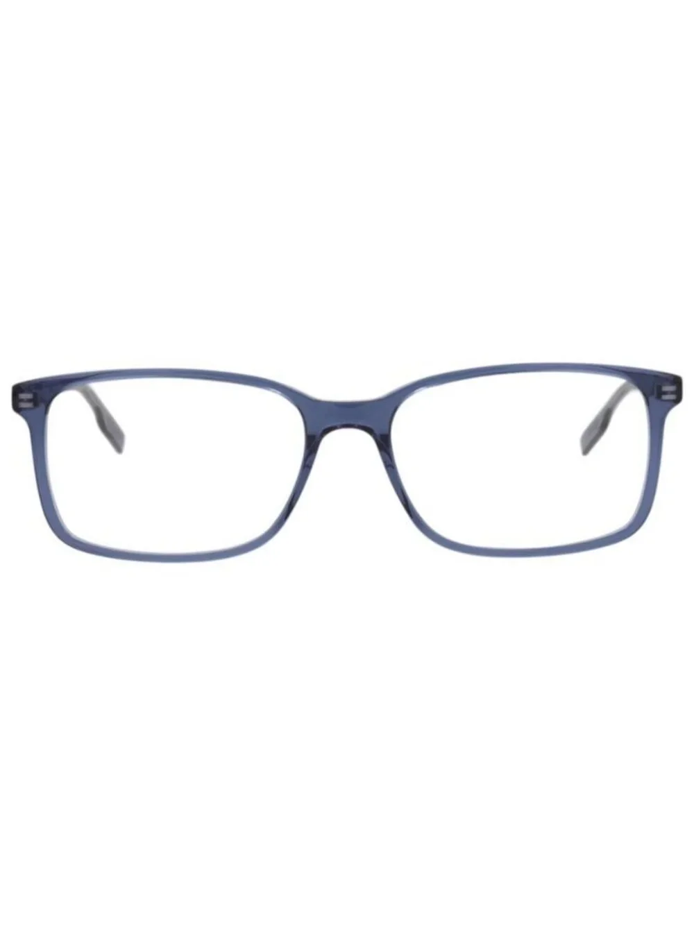 New Montblanc Mens Square/Rectangle Blue Blue Transparent Fashion Designer Eyegl